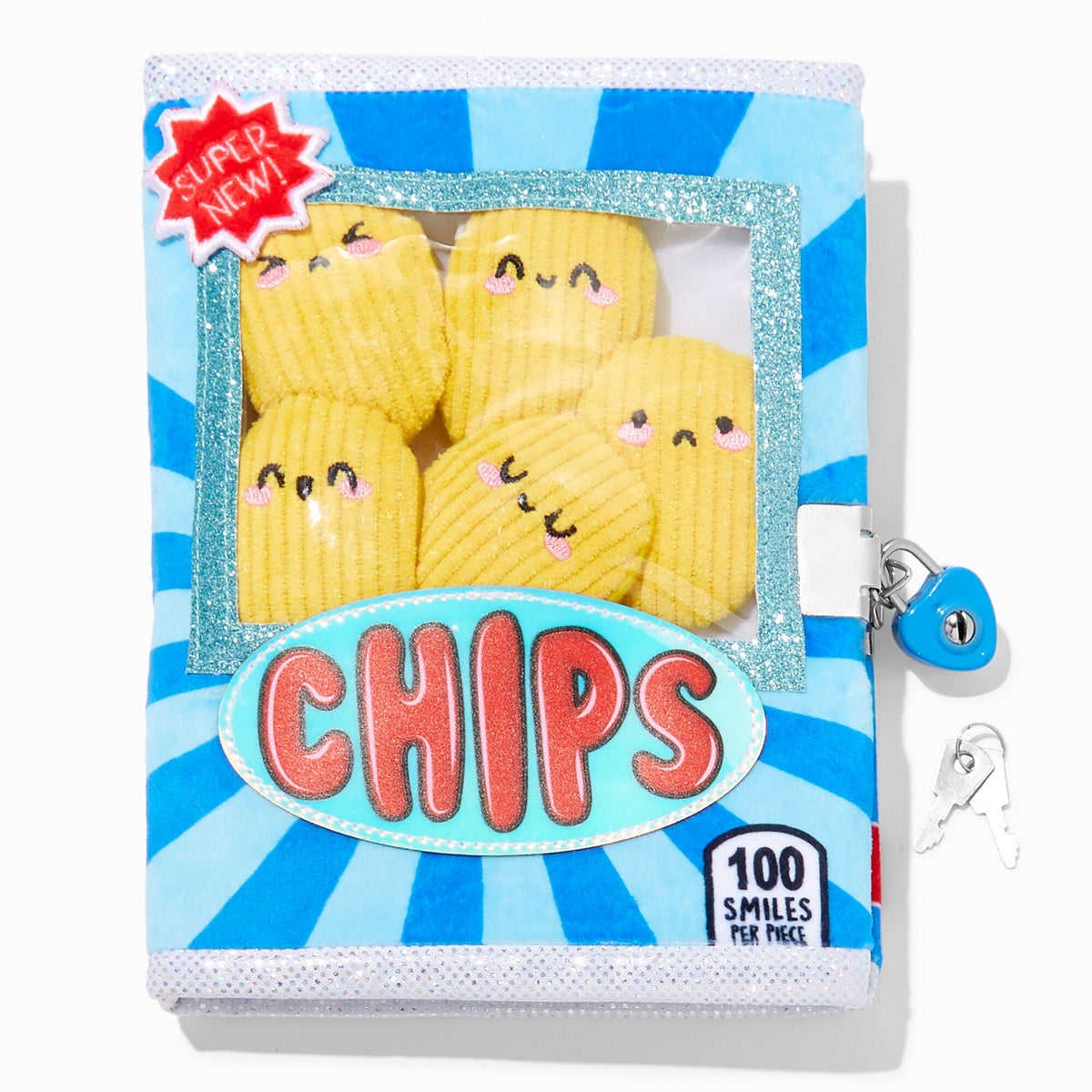 claire-s-chips-plush-lock-diary