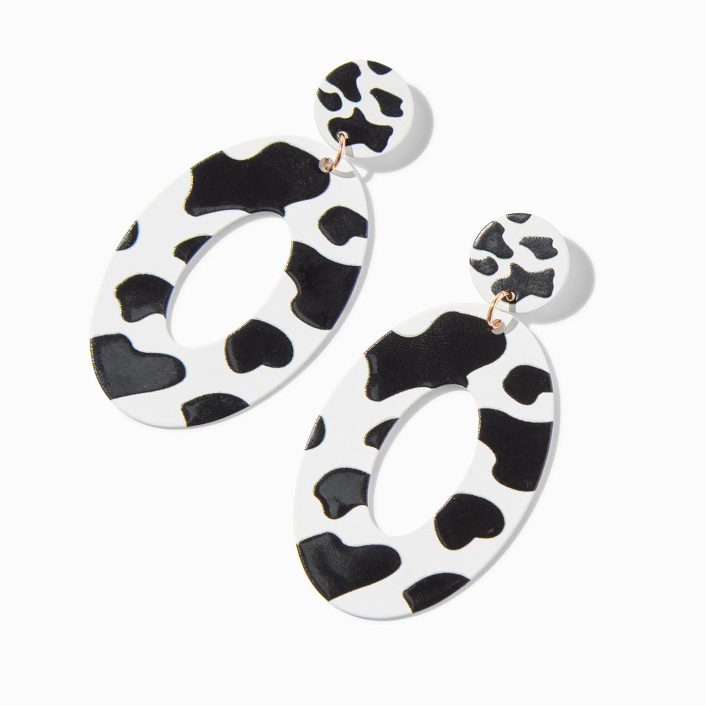 Cow deals earrings claire's